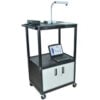 A/V Table w/ Cabinet - 32x24x54-1/4