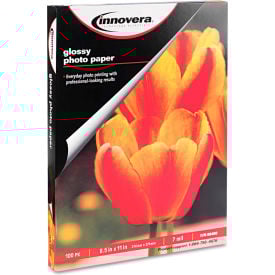 Innovera® Glossy Photo Paper 99490 8-1/2"" x 11"" White 100/Pack