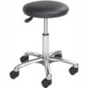Safco® Lab Stool - Vinyl - Pneumatic - 16""H to 21""H - Black