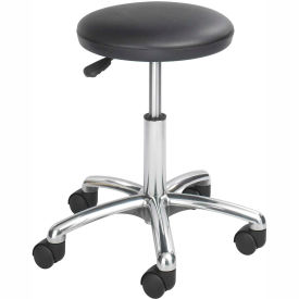 Safco® Lab Stool - Vinyl - Pneumatic - 16""H to 21""H - Black
