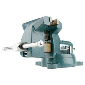 Wilton 21300 Model 744 4"" Jaw Width 4-1/2"" Opening Capacity 3-7/16"" Throat  Mechanics Vise W/ Swivel