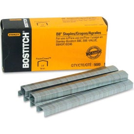 Stanley Bostitch® B8 PowerCrown™ Staples 30 Sheet Capacity 1/4"" Leg Length 5000/Box