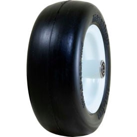 Marathon Flat Free Tire 01410P - 11x4.00-5 Smooth Tread - 5"" Centered - 3/4"" Bearings