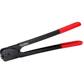 Global Industrial™ Crimper For 1/2""W Steel Strapping Black/Red