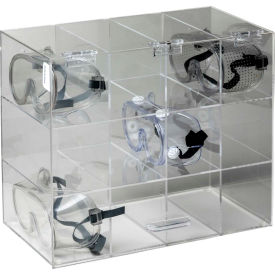 Horizon Mfg. Safety Glass Holder With Door 5205 Holds 12 Glasses 7-3/4""L