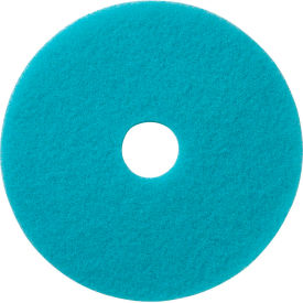 Global Industrial™ 20"" Burnishing Pad Light Blue 5 Per Case