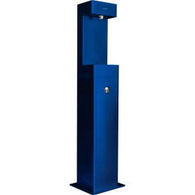 Global Industrial™ Outdoor Pedestal Bottle Filling Station Blue