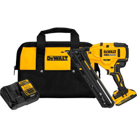 DeWALT® 20V MAX XR Angled Cordless Finish Nailer Kit 15 Gauge Li-Ion