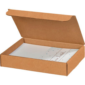 Global Industrial™ Corrugated Literature Mailers 9""L x 6-1/2""W x 1-3/4""H Kraft