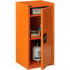 Global Industrial™ Emergency Preparedness Cabinet Wall Mount 13-3/4""Wx12-3/4""Dx30""H Orange