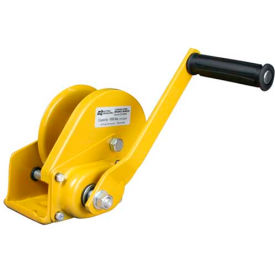 OZ Lifting OZ1000BW Carbon Steel Hand Winch with Brake 1000 Lb. Capacity