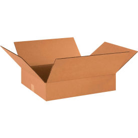 Global Industrial™ Flat Cardboard Corrugated Boxes 18""L x 16""W x 4""H Kraft