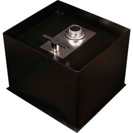 Tracker Safe In-Ground Floor Safe with Dial Lock - FS121514-DLG - 13-1/2""W x 15""D x 11-3/4""H - Black