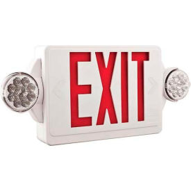 Lithonia LHQM LED R HO M6 Quantum Premium Quick Mount LED Lamp Heads Red Exit/Combo/Ni-Cad Battery