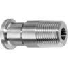 316SS Straight Adapters Tube-to-MNPT for Quick Clamp Ftg - for 1-1/2"" Tube OD x 1-1/2"" NPT Male