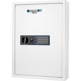 Barska AX13262 100 Keys Keypad Wall Key Safe 15-3/4""W x 21-3/4""D x 4-3/4""H White Steel