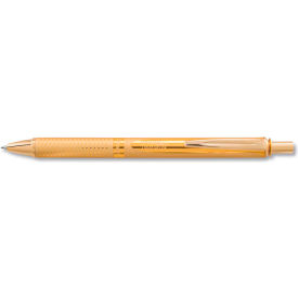 Pentel® EnerGel Alloy Retractable Gel Pen Medium 0.7mm Black Ink Gold Barrel