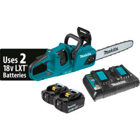 Makita® XCU07PT 18V X2 (36V) LXT® 14"" Cordless Brushless Chain Saw Kit W/2 5.0Ah Batteries