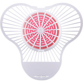 Boardwalk® Urinal Screen with Para Deodorizer Block Cherry Scent 3 oz Red/White 12/Box
