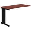Interion® 48""W Left Handed Return Table - Mahogany (SG8030)