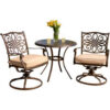 Hanover® Traditions 3 Piece Outdoor Bistro Set