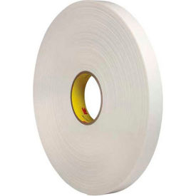 3M™ 4462 Double Sided Foam Tape 1"" x 5 Yds. 1/32"" Thick White