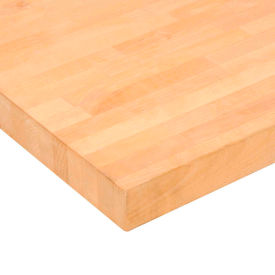 Global Industrial™ Workbench Top Birch Butcher Block Square Edge 60""W x 30""D x 1-1/2"" Thick