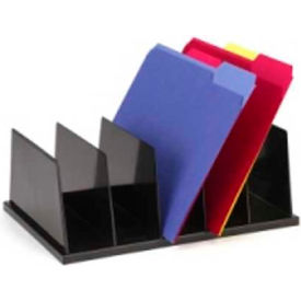 Officemate Large Sorter with 5 Compartments Black