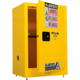 Justrite Flammable Liquid Cabinet 12 Gallon Manual Single Door Vertical Storage