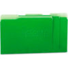 Universal® Recycled Interior File Folders 1/3 Cut Top Tab Letter Green 100/Box