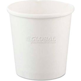 Dart® Flexstyle® Double Poly Paper Containers 16 oz. White 500/Carton