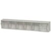 Quantum Tip Out Storage Bin QTB306 - 6 Compartments White