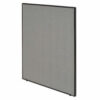 Interion® Office Partition Panel 48-1/4""W x 60""H Gray