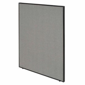 Interion® Office Partition Panel 48-1/4""W x 60""H Gray