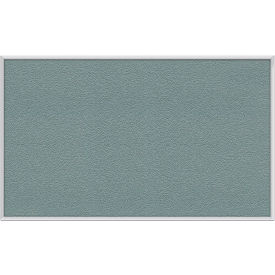 Ghent Bulletin Board - Vinyl - Aluminum Frame - 36""W x 24""H - Stone