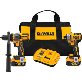 Dewalt DCK2100P2 20V MAX Cordless-Brushless Hammer Drill/Driver Kit with FLEXVOLT Advantage™