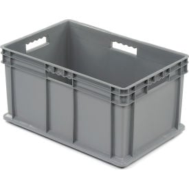 Global Industrial™ Solid Straight Wall Container 23-3/4""L x 15-3/4""W x 12-1/4""H Gray