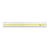 Westcott® Data Highlight Ruler 15"" Long Acrylic Clear