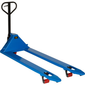 Global Industrial™ Premium Extra-Long Fork Manual Pallet Jack 4400 lb. Cap. 27""W x 70""L Forks