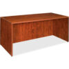 Lorell® Rectangular Desk Shell - 66""W x 30""D x 29-1/2""H - Cherry - Essentials Series