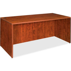 Lorell® Rectangular Desk Shell - 66""W x 30""D x 29-1/2""H - Cherry - Essentials Series