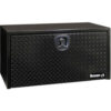 Buyers Steel Underbody Truck Box W/ Diamond Tread Aluminum Door - Black 18x18x30 - 1702503