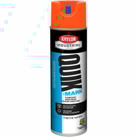 Krylon Industrial Quik-Mark Wb Inverted Marking Paint Fluor. Red/Orange - A03650004