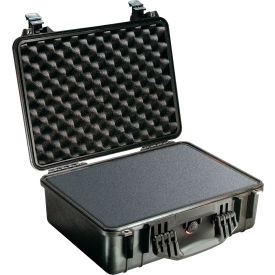 Pelican 1520 Watertight Medium Case With Foam 19-3/4"" x 15-3/4"" x 7-7/16"" Black