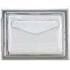 In-Counter Napkin Disp. 19-5/8h x 7w x 5-1/2dClear FaceStainless BodyFullfold
