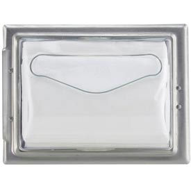 In-Counter Napkin Disp. 19-5/8h x 7w x 5-1/2dClear FaceStainless BodyFullfold