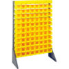 Quantum QRU-12S-220-96 Single Sided 12 Rail Unit With 96 QUS220 Ultra Stack & Hang Bins Yellow