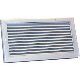 Aluminum Door Louver 16"" x 8"" - ADL 16x8