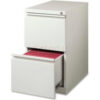 Lorell 2-Drawer Mobile File Pedestal LLR4953115""W x 22.9""D x 27-3/4""H Light Gray