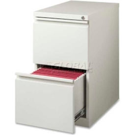 Lorell 2-Drawer Mobile File Pedestal LLR4953115""W x 22.9""D x 27-3/4""H Light Gray